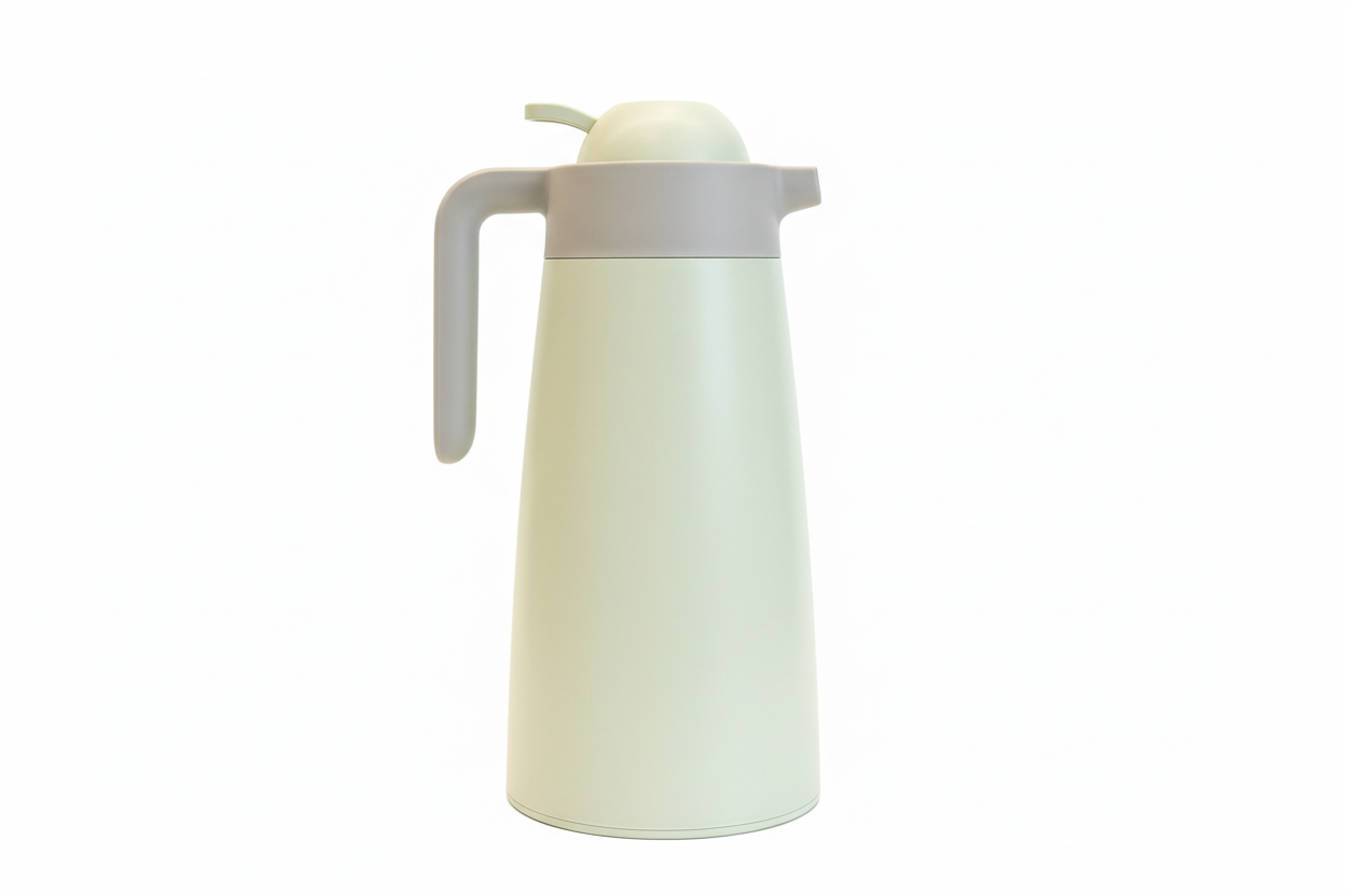White thermos bottle